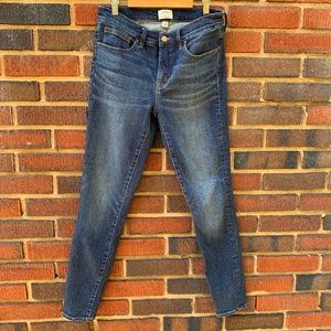 J.Crew 8" Toothpick Jeans sz28